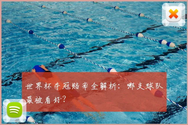 世界杯夺冠赔率全解析：哪支球队最被看好？